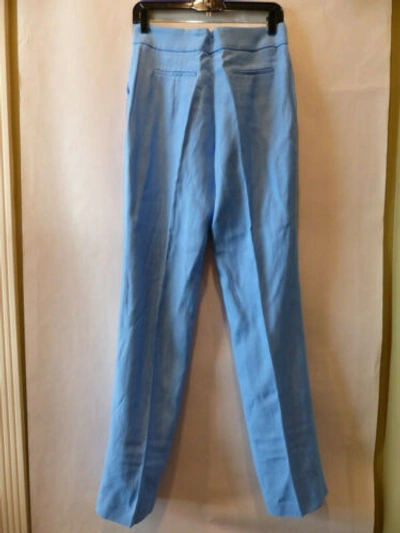 ALEXIS DEIDRE Pre-owned High-rise Pant Blue A2210609-7333-swimp-s Small