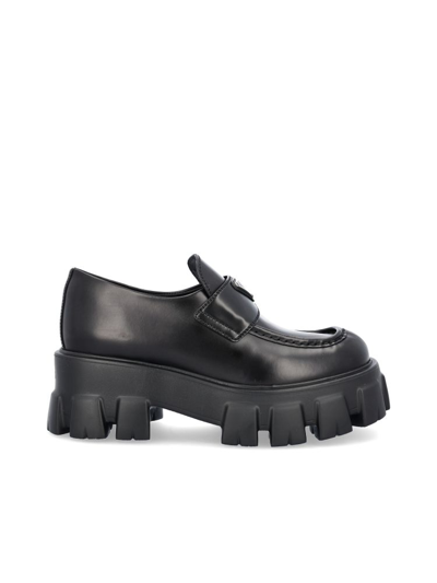 Shop Prada Women's Black Other Materials Loafers