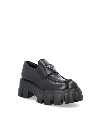 Shop Prada Women's Black Other Materials Loafers