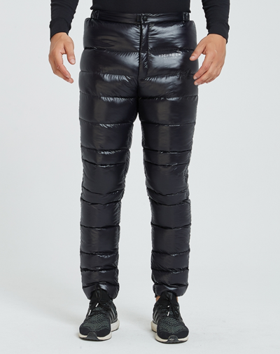 Pre-owned Hr Unisex Shiny Nylon Wetlook Sweatpants Down Trousers ...