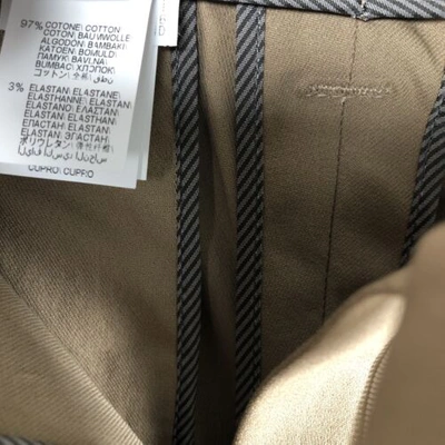 Pre-owned Brunello Cucinelli $995  Womens Pants Beige Brown Size M Medium 42 6