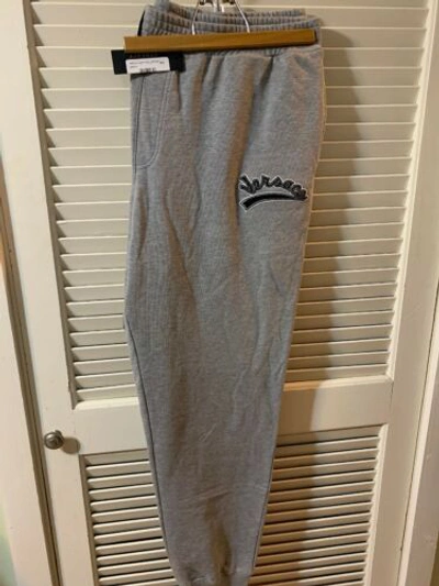 Pre-owned Versace Sweat Pants Only 1 Size,6xl Left 100% Authentic Rare Classic.$350$☝️ In Gray