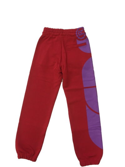Pre-owned Gcds Man Sweatpant Code: Fw20m030004 Colour: 03 Red