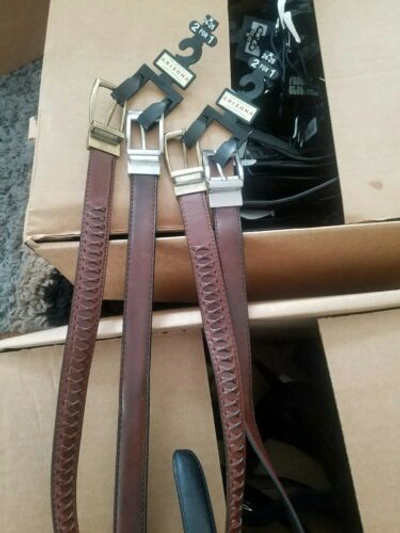 Pre-owned Multiple- Cherokee, Arizona, Sonoma,faded Glory Etc 1000 Lot Assorted Leather Boys Belts Huge Resale Collection All In Black, Tan, Brown Etc