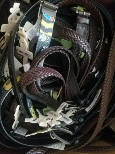 Pre-owned Multiple- Cherokee, Arizona, Sonoma,faded Glory Etc 1000 Lot Assorted Leather Boys Belts Huge Resale Collection All In Black, Tan, Brown Etc