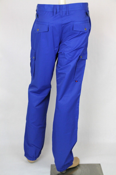 Pre-owned Gucci $940 Authentic  Mens Blue Casual Pants Brb Web Detail 353587 4372