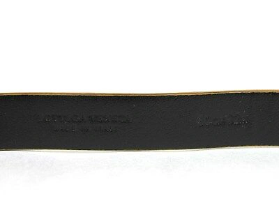 Pre-owned Bottega Veneta Authentic  Skinny Python Belt, Brown, 278507 7780