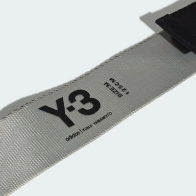 Pre-owned Y-3 Yohji Yamamoto X Adidas Ch2 Reversible 2-tone Logo Belt Gk2082 L / Large ? In Black