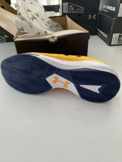 Pre-owned Under Armour Team Issue  Cal Golden Bears Ua Charged Controller 1303012-700 Sz 14