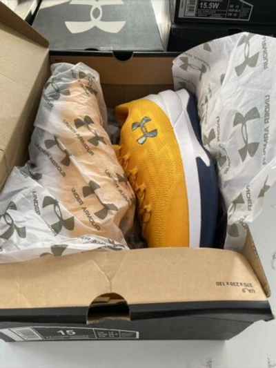 Pre-owned Under Armour Team Issue  Cal Golden Bears Ua Charged Controller 1303012-700 Sz 14