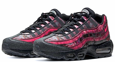 Pre-owned Nike Air Max 95 Premium 'cherry Blossom' Black/racerpink