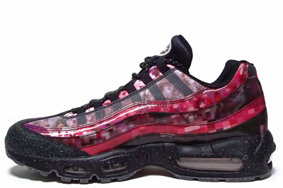 Pre-owned Nike Air Max 95 Premium 'cherry Blossom' Black/racerpink