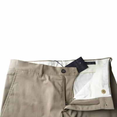 Pre-owned Prada Men's Khaki Casual Pants Size Us 28 30 In Beige