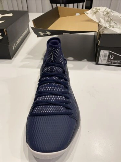Pre-owned Under Armour Team Issue  Cal Golden Bears Hovr Havoc Low 3020618-400 Size 13 In Blue