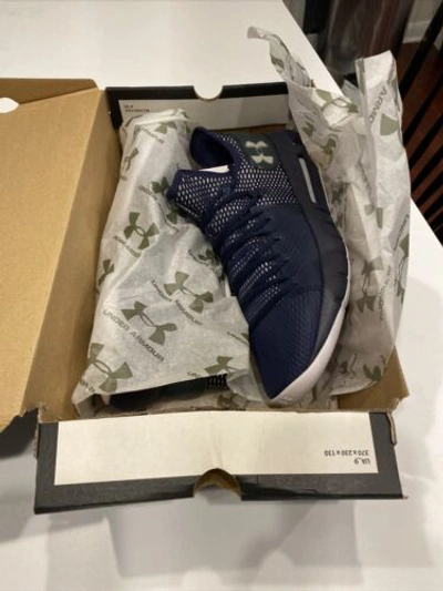Pre-owned Under Armour Team Issue  Cal Golden Bears Hovr Havoc Low 3020618-400 Size 13 In Blue