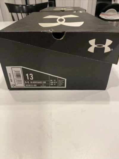 Pre-owned Under Armour Team Issue  Cal Golden Bears Hovr Havoc Low 3020618-400 Size 13 In Blue