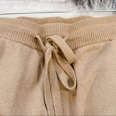 Pre-owned Nili Lotan Luna Cashmere Sweatpants In Camel Size Xs In Beige