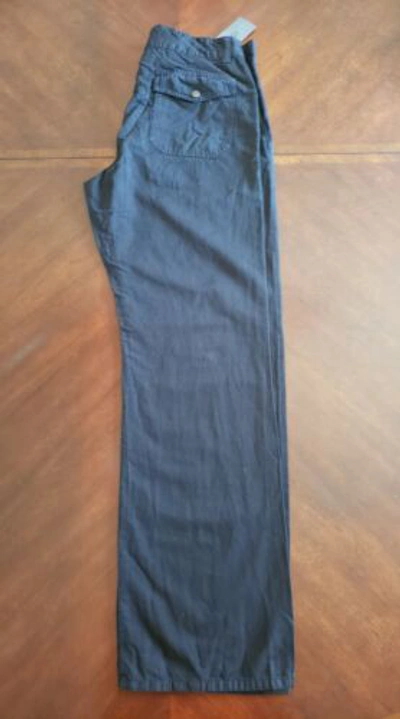 Pre-owned John Varvatos $325  Black Pants Super Rare W Snap Buttons Size 52