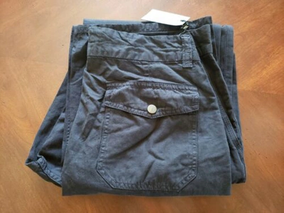 Pre-owned John Varvatos $325  Black Pants Super Rare W Snap Buttons Size 52