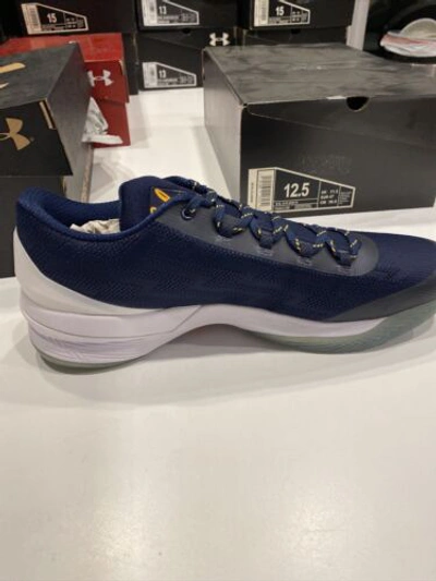 Pre-owned Under Armour Team Issue  Cal Golden Bears Ua Charge Cntrl 1303012-400 Sz 14 In Blue