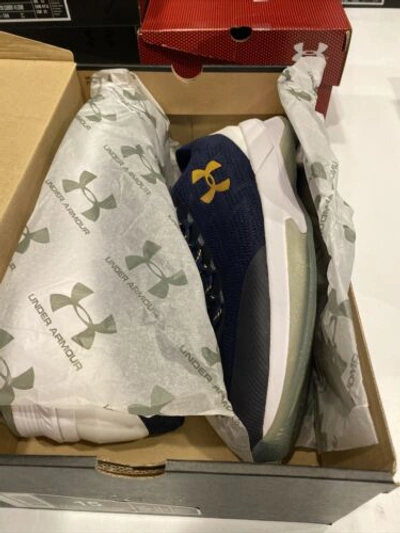 Pre-owned Under Armour Team Issue  Cal Golden Bears Ua Charge Cntrl 1303012-400 Sz 14 In Blue
