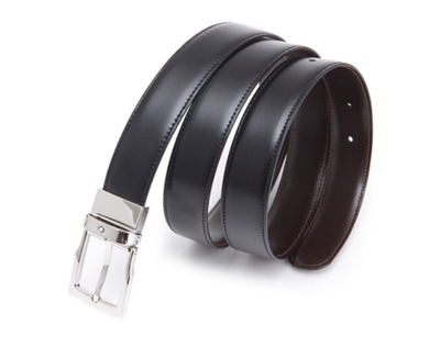 MONTBLANC Pre-owned Reversible Brown/black Leather Belt 109738 German Made