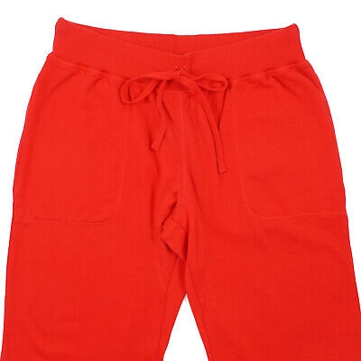 Pre-owned Kiton Napoli Red Soft Jersey Cotton Sweatpants Eu56/xxl (36-38) Jogger Pants