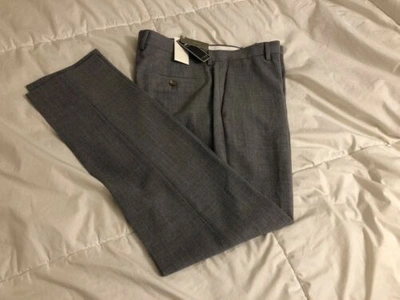Pre-owned Jcrew J.crew Ludlow Traveler Suit Pant In Italian Wool, Light Charcoal, 30x30,