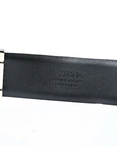Pre-owned Zegna Belt Leather Made In Italy Man Brown Bkiwa5 9348 Tdn Sz 110 Make Offer