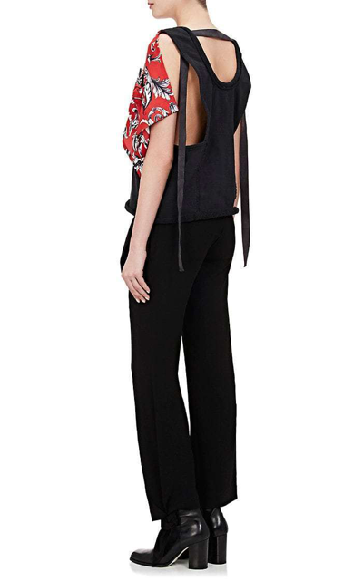 Pre-owned Jw Anderson J.w.anderson Crepe Sash-tie Trousers, Wmn's Sz 8uk, Msrp $1215, Made In Belgium In Black