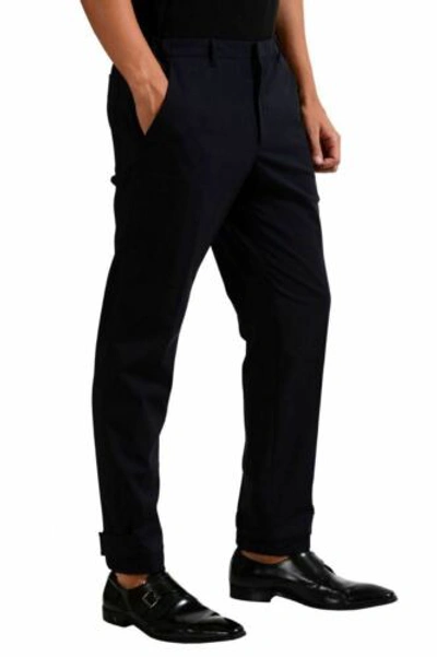 Pre-owned Prada Men's Navy Blue Wool Dress Pants Size 28 30 32 34 36