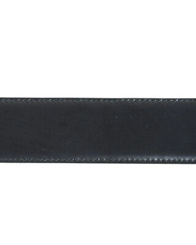 Pre-owned Zegna Belt Double Face Leather Italy Man Black Brdcx2505d Ntm Sz.95 Make Offer