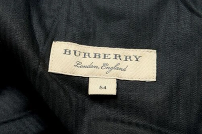 Pre-owned Burberry Men's Wool Gray Casual Pants Us 38 It 54