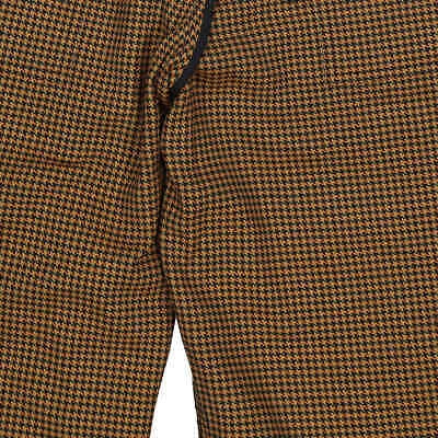 Pre-owned Chloé Chloe Ladies In Houndstooth Cotton Wool High-rise Flared Trousers, Brand Size 36 In Multicolor