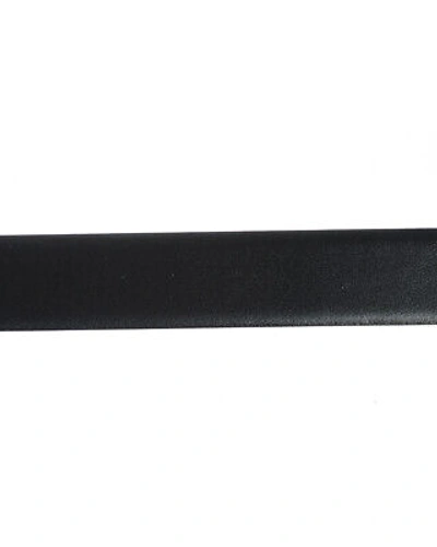 Pre-owned Zegna Belt Double Face Leather Italy Man Black Bdrsm2965 Ner Sz.110 Make Offer