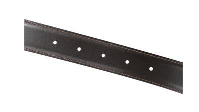 Pre-owned Montblanc 112960 Leather Strap Reversible Belt 1x45 Inch Eu Made Fedex Priority In Black