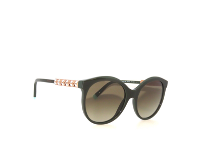 Pre-owned Tiffany & Co Tf4175b 83303m Green Transparent Green Gradient Sunglasses 4175