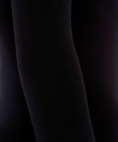 Pre-owned Falke Womens Fine Cotton 3/4 Sleeve Bodysuit - Black