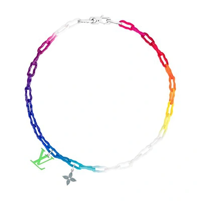 Shop Louis Vuitton Rainbow Charms Necklace