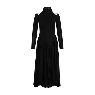 Shop Khaite Dasa Dress In Black
