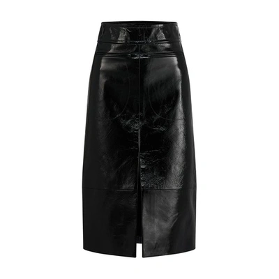 Shop Khaite Freya Skirt In Black
