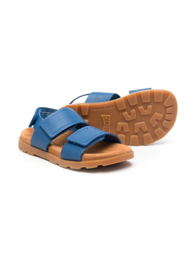 Shop Camper Brutus Open Toe Touch-strap Sandals In Blue