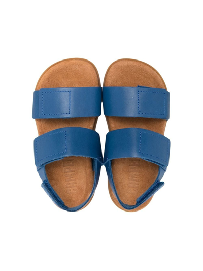 Shop Camper Brutus Open Toe Touch-strap Sandals In Blue