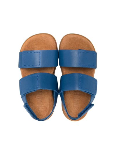 Camper Brutus Open Toe Touch-strap Sandals In Blue
