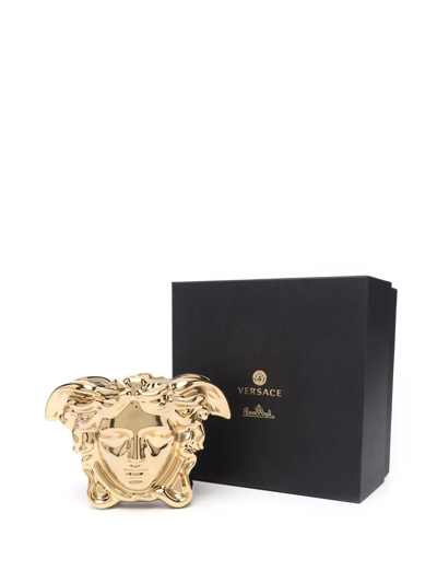 Shop Versace Medusa Grande Scented Candle In Gold
