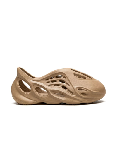 Shop Adidas Originals Yeezy Foam Runner "mist" Sneakers In Brown