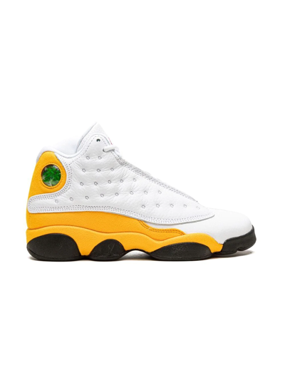 Jordan Air  13 Retro "del Sol" Sneakers In White