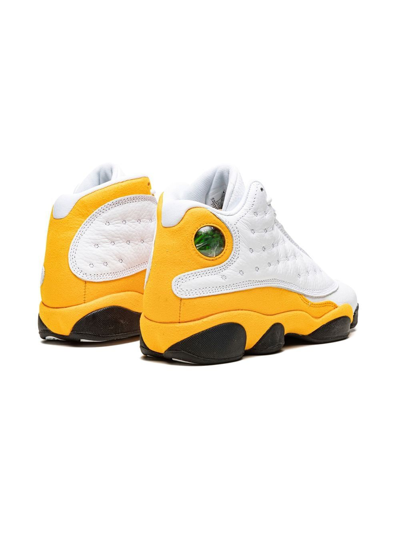 Jordan Air  13 Retro "del Sol" Sneakers In White