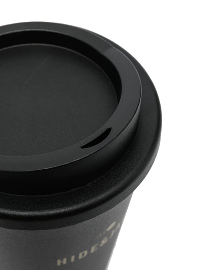 Shop Hide & Jack Logo-print Thermic Cup In Black