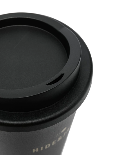 Hide & Jack Logo-print Thermic Cup In Black